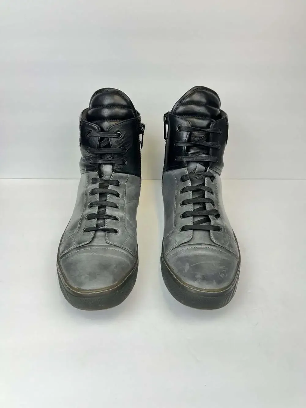 Kenneth Cole New York Double Up Men's Leather High Top Sneakers Sz 13 M